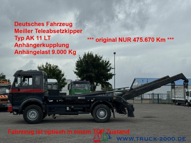 Mercedes-Benz SK 1831 Meiller Teleabsetzer AHK - NUR 475 TKM - Truk skip loader: gambar 1 Mercedes-Benz SK 1831 Meiller Teleabsetzer AHK - NUR 475 TKM - Truk skip loader: gambar 1