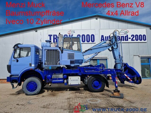 Mercedes-Benz 1831 4x4 Menzi Muck Baum Stubben - Wurzelfräse - Peralatan konstruksi: gambar 1 Mercedes-Benz 1831 4x4 Menzi Muck Baum Stubben - Wurzelfräse - Peralatan konstruksi: gambar 1