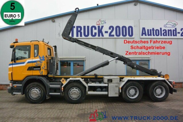 Scania G 480 8x4 24 T Retarder Deutscher LKW - Hook lift: gambar 1 Scania G 480 8x4 24 T Retarder Deutscher LKW - Hook lift: gambar 1