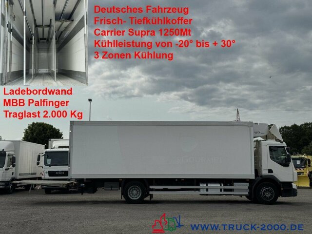 Volvo FE 18 280 3 Zonen Frisch- + Tiefkühler Carrier - Truk berpendingin: gambar 1 Volvo FE 18 280 3 Zonen Frisch- + Tiefkühler Carrier - Truk berpendingin: gambar 1