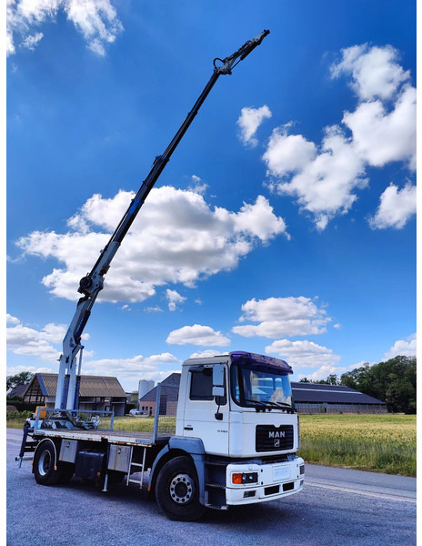MAN 18.410 F2000 Cormach 22000 E4F + jib - Truk flatbed, Truk derek: gambar 1 MAN 18.410 F2000 Cormach 22000 E4F + jib - Truk flatbed, Truk derek: gambar 1