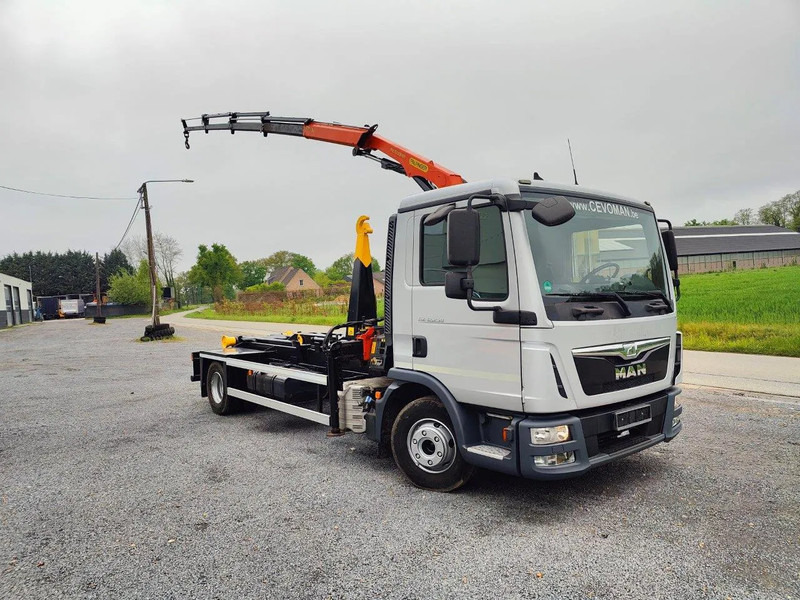 MAN TGL 12.250 Container + Palfinger PK5001 Remote - Hook lift, Truk derek: gambar 2 MAN TGL 12.250 Container + Palfinger PK5001 Remote - Hook lift, Truk derek: gambar 2
