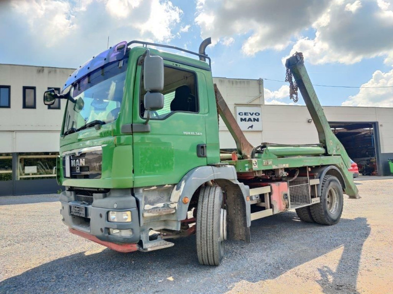 MAN TGM 18.340 Euro5 Afzetsysteem Hyvalift - Truk skip loader: gambar 1 MAN TGM 18.340 Euro5 Afzetsysteem Hyvalift - Truk skip loader: gambar 1