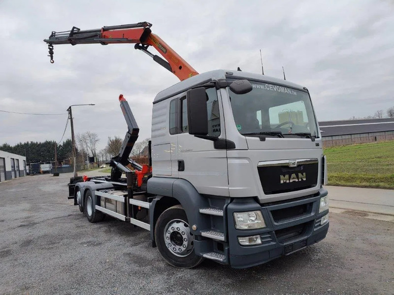 MAN TGS 26.320 Container Multilift + Kraan Palfinger PK16502 - Hook lift, Truk derek: gambar 2 MAN TGS 26.320 Container Multilift + Kraan Palfinger PK16502 - Hook lift, Truk derek: gambar 2