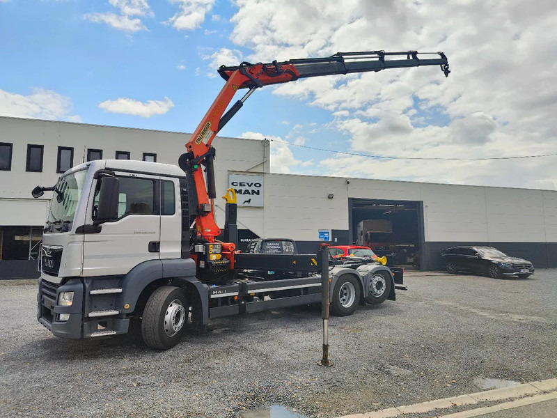 MAN TGS 26.420 Container / Palfinger PK18002 - Hook lift, Truk derek: gambar 1 MAN TGS 26.420 Container / Palfinger PK18002 - Hook lift, Truk derek: gambar 1