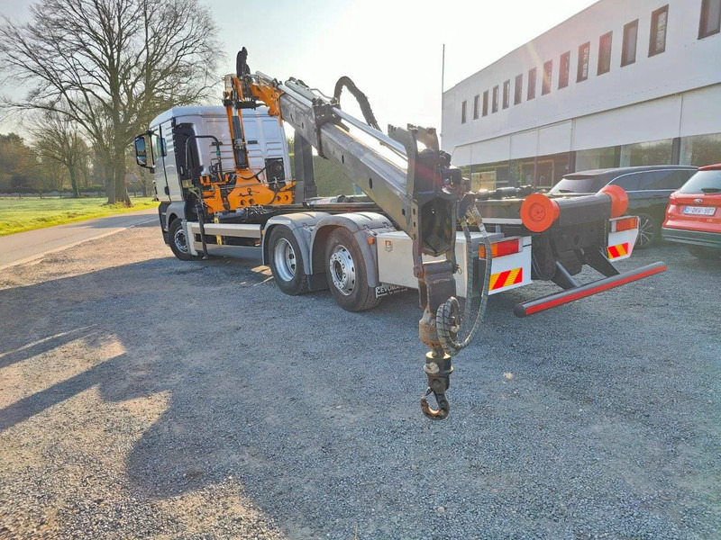 MAN TGX 26.400 6x2 Euro5 Container LEEBUR + Crane Effer 145 - Hook lift, Truk derek: gambar 5 MAN TGX 26.400 6x2 Euro5 Container LEEBUR + Crane Effer 145 - Hook lift, Truk derek: gambar 5