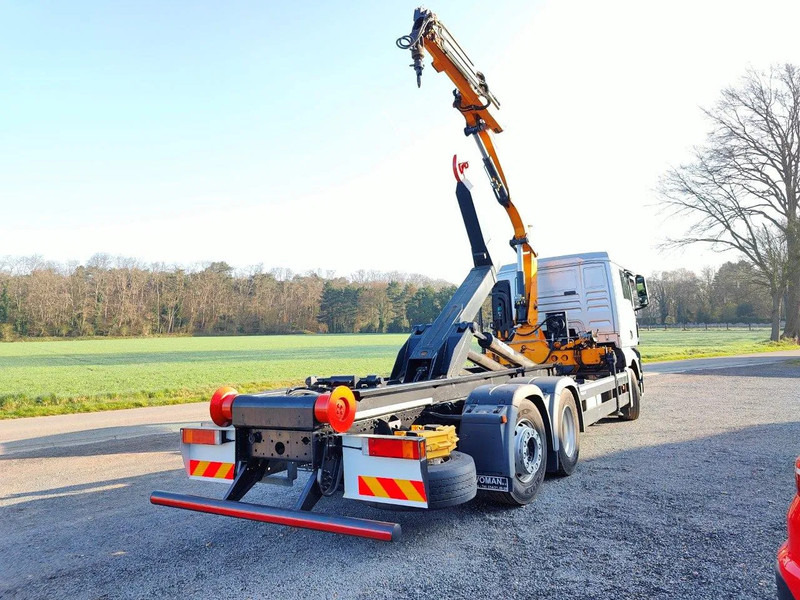 MAN TGX 26.400 6x2 Euro5 Container LEEBUR + Crane Effer 145 - Hook lift, Truk derek: gambar 4 MAN TGX 26.400 6x2 Euro5 Container LEEBUR + Crane Effer 145 - Hook lift, Truk derek: gambar 4