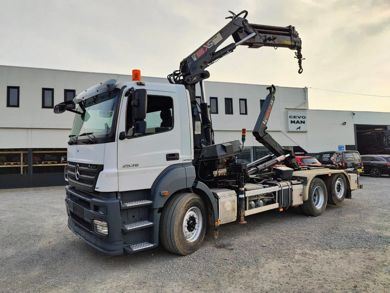 Mercedes-Benz Axor 2536 Euro5 container multilift crane HIAB 220 - Hook lift, Truk derek: gambar 1 Mercedes-Benz Axor 2536 Euro5 container multilift crane HIAB 220 - Hook lift, Truk derek: gambar 1