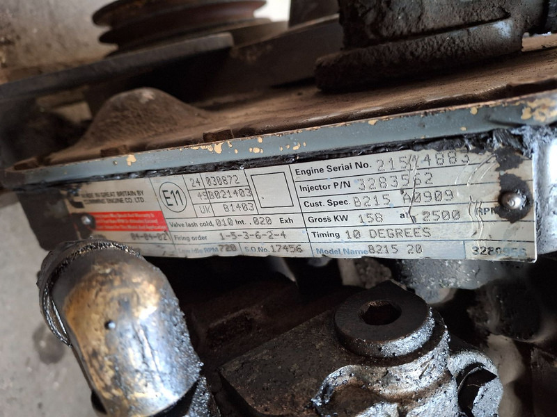 Cummins B215-20 - Mesin: gambar 2 Cummins B215-20 - Mesin: gambar 2