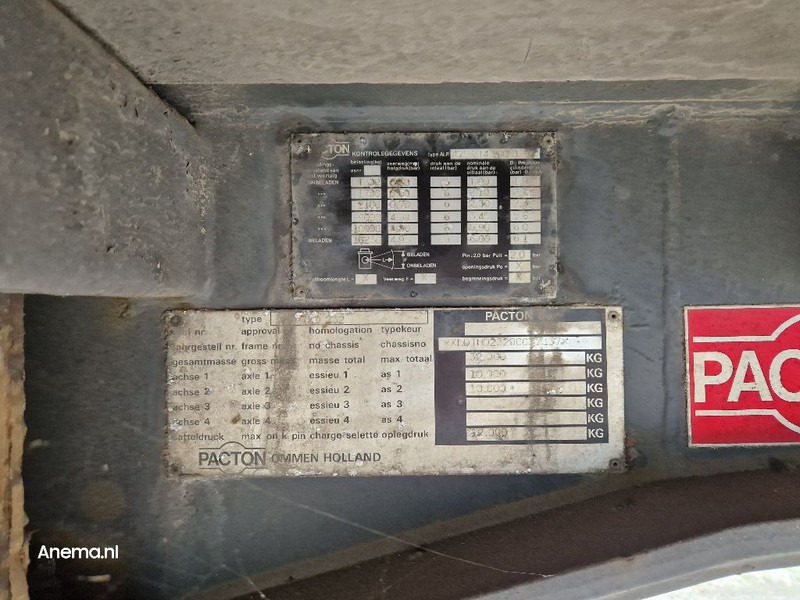 Pacton THD 232 - Semi-trailer dengan terpal samping: gambar 2 Pacton THD 232 - Semi-trailer dengan terpal samping: gambar 2