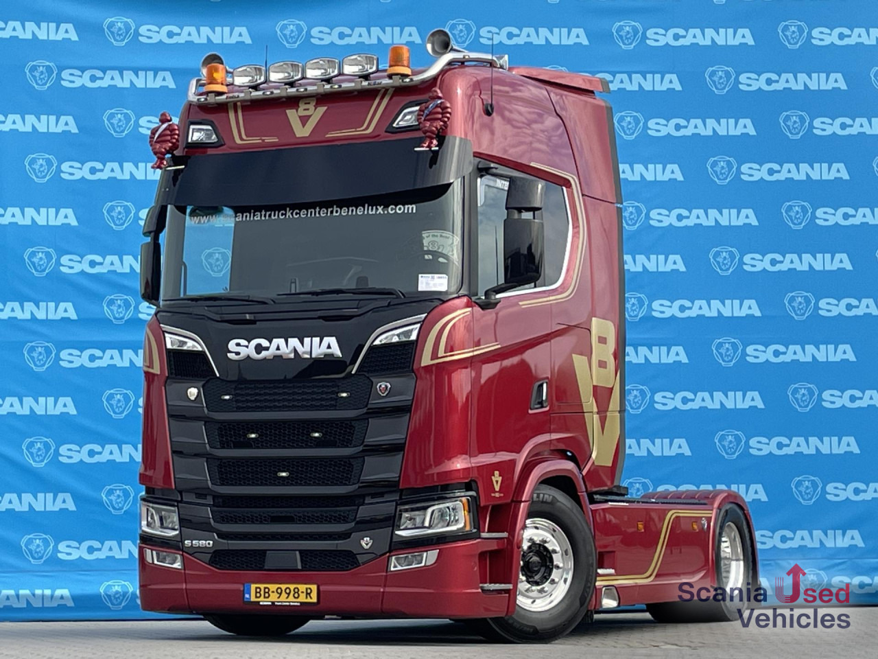 Tractor head SCANIA S 580 A4x2NB DIFF-L RETARDER FULL AIR 9T V8: gambar 1