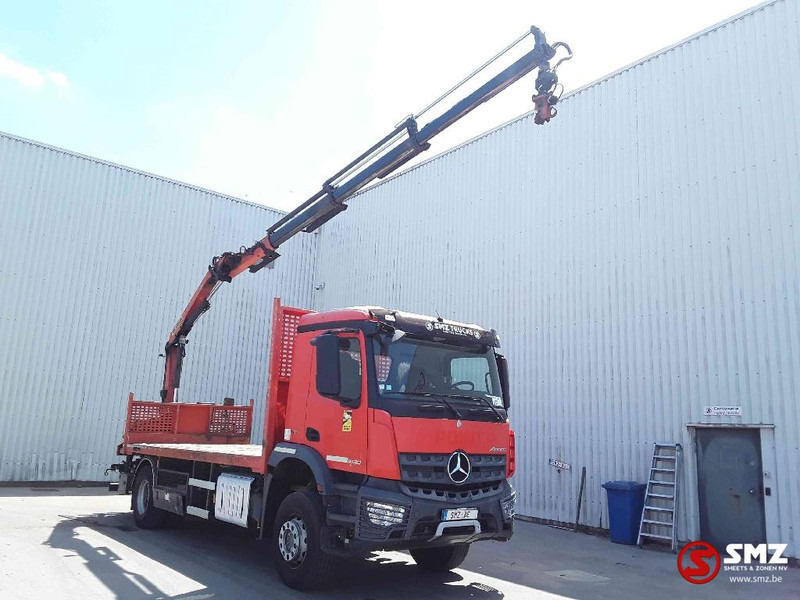 Mercedes-Benz Actros 1830 Palfinger Pk12502 sh -3 +remote 269'km - Truk flatbed, Truk derek: gambar 1 Mercedes-Benz Actros 1830 Palfinger Pk12502 sh -3 +remote 269'km - Truk flatbed, Truk derek: gambar 1