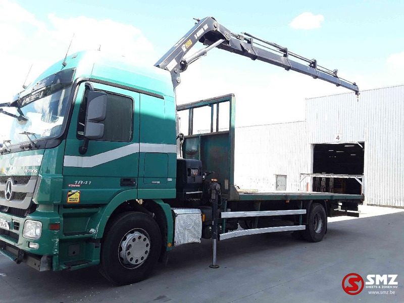 Mercedes-Benz Actros 1841 Hiab 188 bs_5 +remote - Truk flatbed, Truk derek: gambar 5 Mercedes-Benz Actros 1841 Hiab 188 bs_5 +remote - Truk flatbed, Truk derek: gambar 5