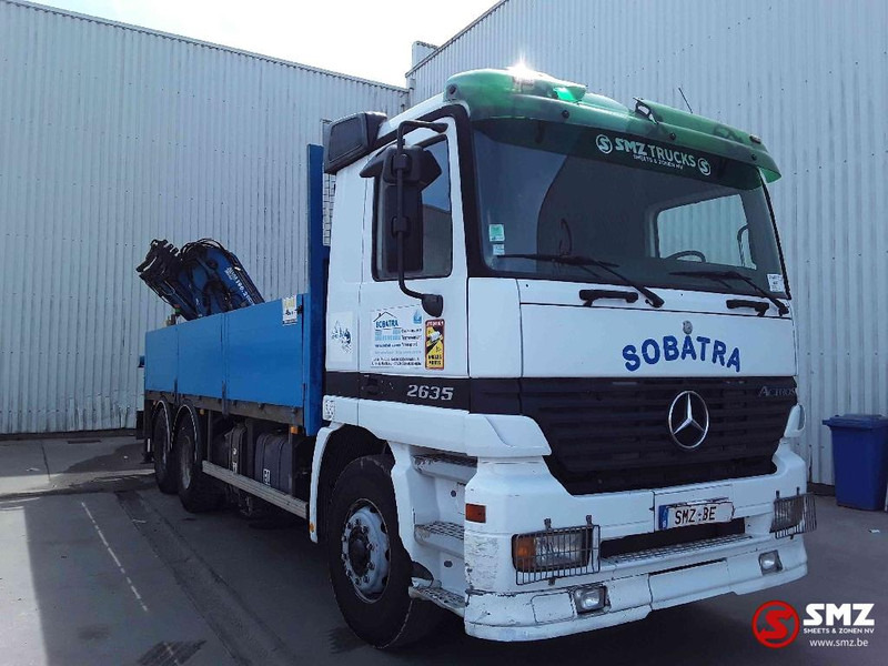 Mercedes-Benz Actros 2635 Atlas Ak190.2A5 - Truk flatbed, Truk derek: gambar 1 Mercedes-Benz Actros 2635 Atlas Ak190.2A5 - Truk flatbed, Truk derek: gambar 1