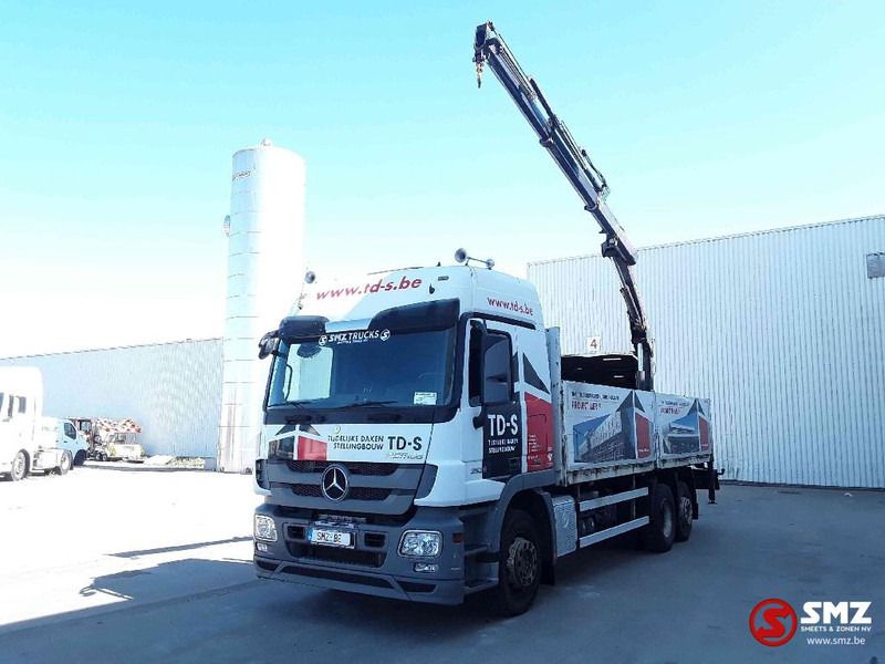 Mercedes-Benz Actros 2636 Hiab 123 B 2+remote - Truk flatbed, Truk derek: gambar 3 Mercedes-Benz Actros 2636 Hiab 123 B 2+remote - Truk flatbed, Truk derek: gambar 3