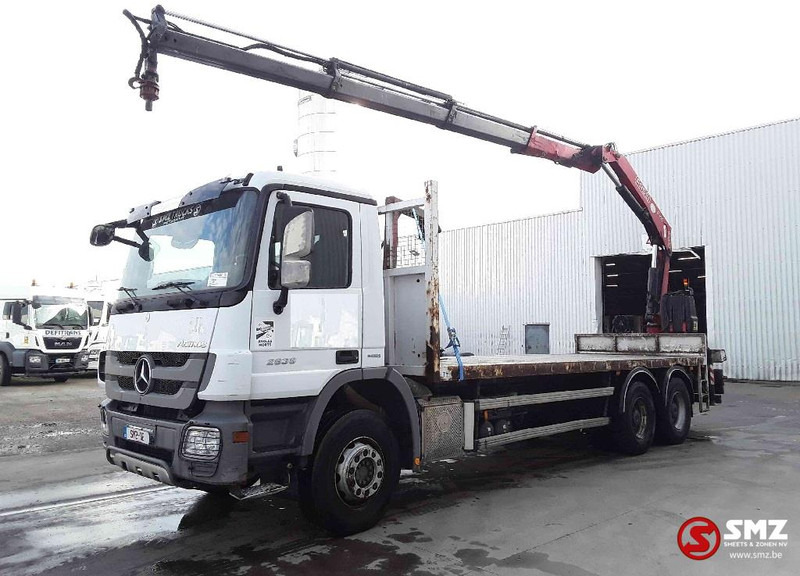 Mercedes-Benz Actros 2636 fassi f 155 full steeleps - Truk flatbed, Truk derek: gambar 4 Mercedes-Benz Actros 2636 fassi f 155 full steeleps - Truk flatbed, Truk derek: gambar 4