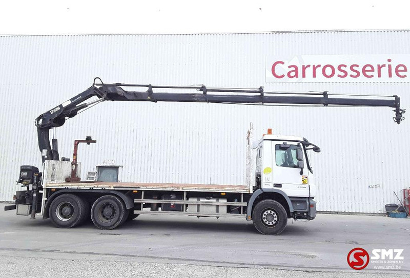 Mercedes-Benz Actros 2636 hiab 166fs 4 remote - Truk flatbed, Truk derek: gambar 4 Mercedes-Benz Actros 2636 hiab 166fs 4 remote - Truk flatbed, Truk derek: gambar 4