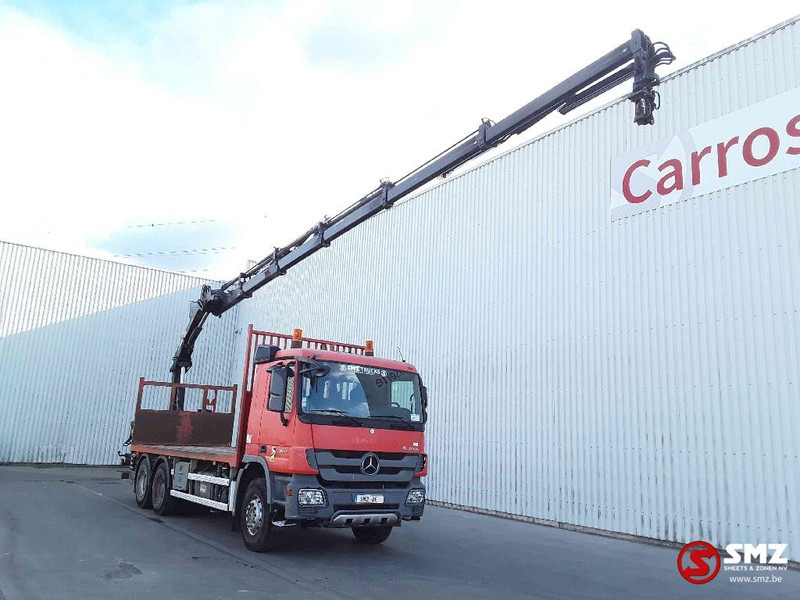 Mercedes-Benz Actros 2641 HIAB 166 ES_5 + remote - Truk flatbed, Truk derek: gambar 1 Mercedes-Benz Actros 2641 HIAB 166 ES_5 + remote - Truk flatbed, Truk derek: gambar 1