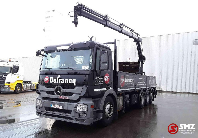 Mercedes-Benz Actros 3236 hiab 166-5remote - Truk flatbed, Truk derek: gambar 3 Mercedes-Benz Actros 3236 hiab 166-5remote - Truk flatbed, Truk derek: gambar 3