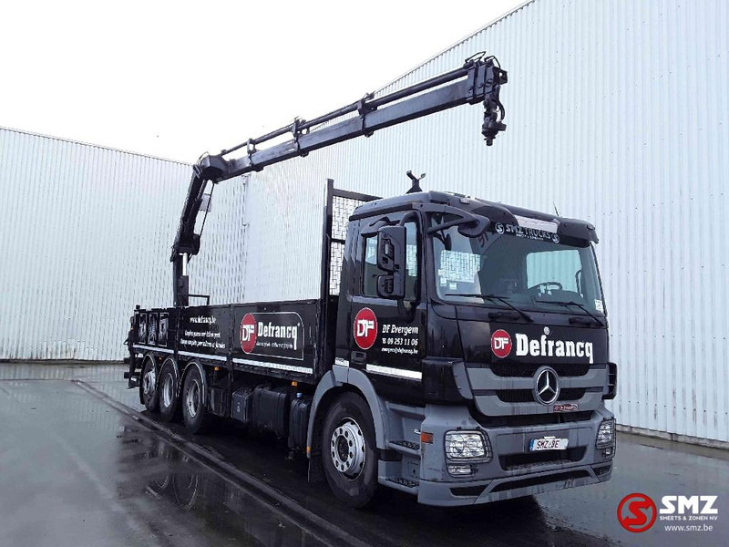 Mercedes-Benz Actros 3236 hiab 166-5remote - Truk flatbed, Truk derek: gambar 1 Mercedes-Benz Actros 3236 hiab 166-5remote - Truk flatbed, Truk derek: gambar 1