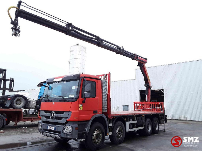 Mercedes-Benz Actros 4144 Palfinger Pk22002Eh 4 ext remote - Truk flatbed, Truk derek: gambar 4 Mercedes-Benz Actros 4144 Palfinger Pk22002Eh 4 ext remote - Truk flatbed, Truk derek: gambar 4