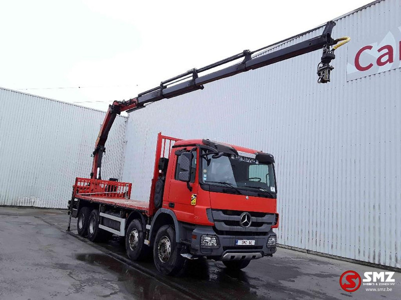 Mercedes-Benz Actros 4144 Palfinger Pk22002Eh 4 ext remote - Truk flatbed, Truk derek: gambar 1 Mercedes-Benz Actros 4144 Palfinger Pk22002Eh 4 ext remote - Truk flatbed, Truk derek: gambar 1