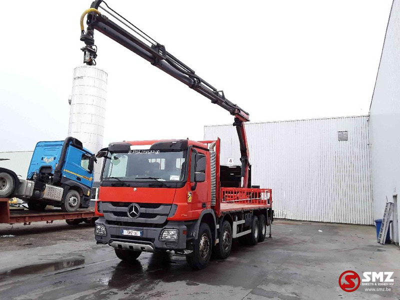 Mercedes-Benz Actros 4144 Palfinger Pk22002Eh 4 ext remote - Truk flatbed, Truk derek: gambar 2 Mercedes-Benz Actros 4144 Palfinger Pk22002Eh 4 ext remote - Truk flatbed, Truk derek: gambar 2