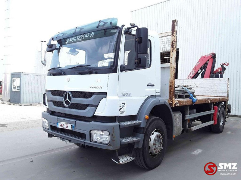 Mercedes-Benz Axor 1833 Fassi f 110a 284000km airco TOP condition - Truk flatbed, Truk derek: gambar 3 Mercedes-Benz Axor 1833 Fassi f 110a 284000km airco TOP condition - Truk flatbed, Truk derek: gambar 3