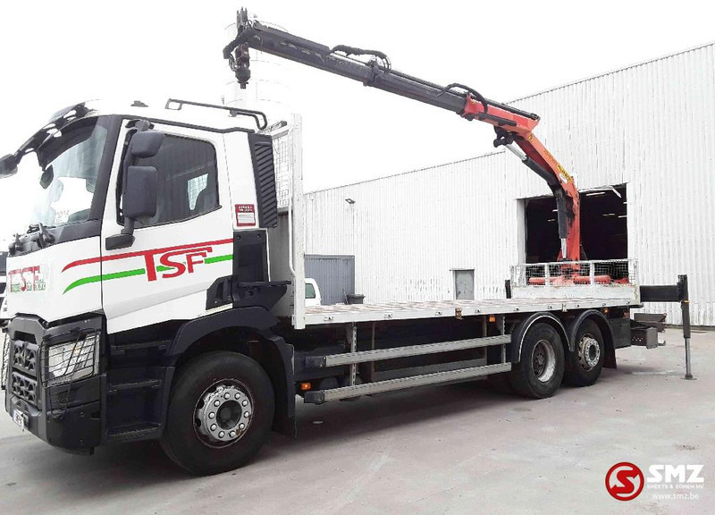 Renault C 430 palfinger pk 1001 remote - Truk flatbed, Truk derek: gambar 5 Renault C 430 palfinger pk 1001 remote - Truk flatbed, Truk derek: gambar 5