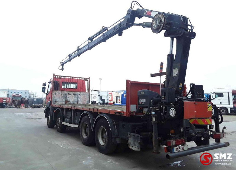Truk flatbed, Truk derek Renault Kerax 410 DXI hiab 200/4 +remote: gambar 11