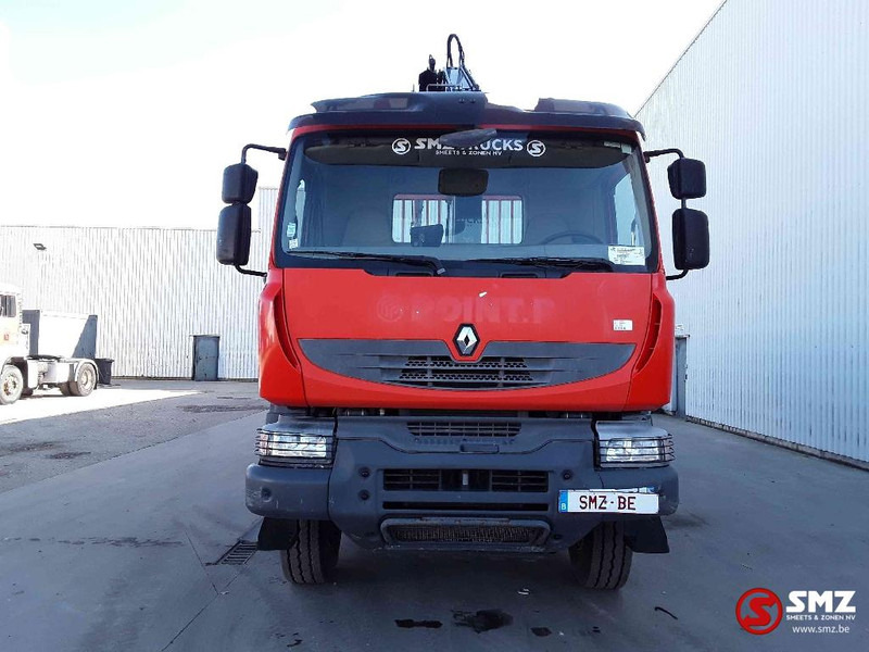 Renault Kerax 430 Hiab 166 E 4 remote - Truk flatbed, Truk derek: gambar 2 Renault Kerax 430 Hiab 166 E 4 remote - Truk flatbed, Truk derek: gambar 2