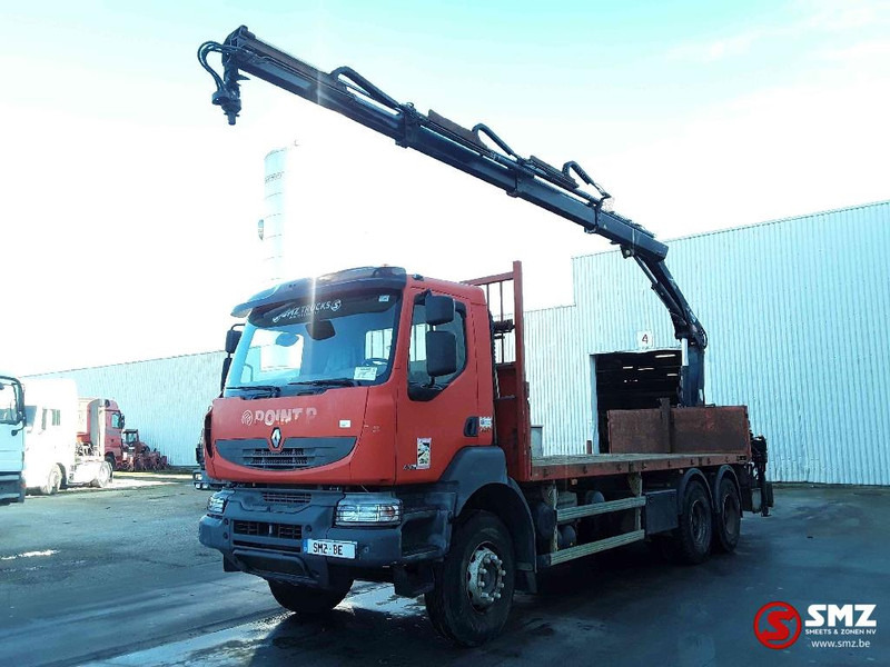 Renault Kerax 430 Hiab 166B_3-remote - Truk flatbed, Truk derek: gambar 3 Renault Kerax 430 Hiab 166B_3-remote - Truk flatbed, Truk derek: gambar 3