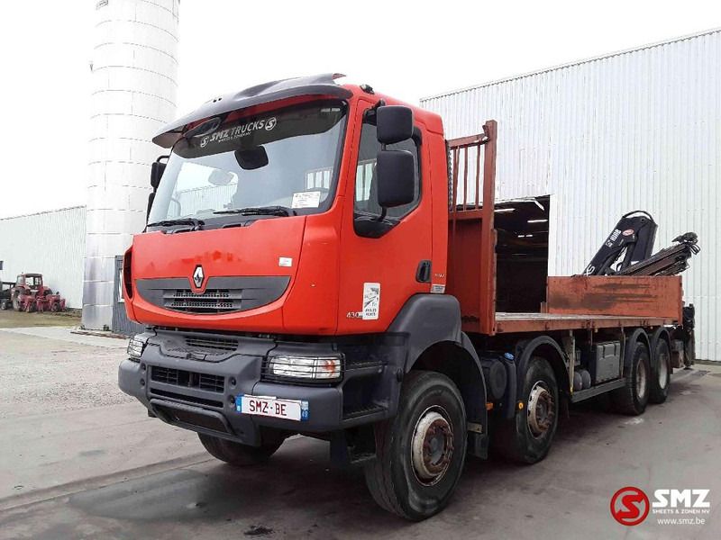 Renault Kerax 430 hiab 166 B- +remote - Truk flatbed, Truk derek: gambar 3 Renault Kerax 430 hiab 166 B- +remote - Truk flatbed, Truk derek: gambar 3