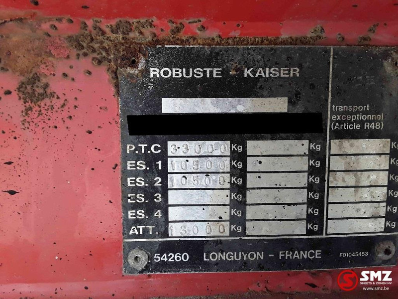 Semi-trailer flatbed Robuste Kaiser Oplegger: gambar 11 Semi-trailer flatbed Robuste Kaiser Oplegger: gambar 11