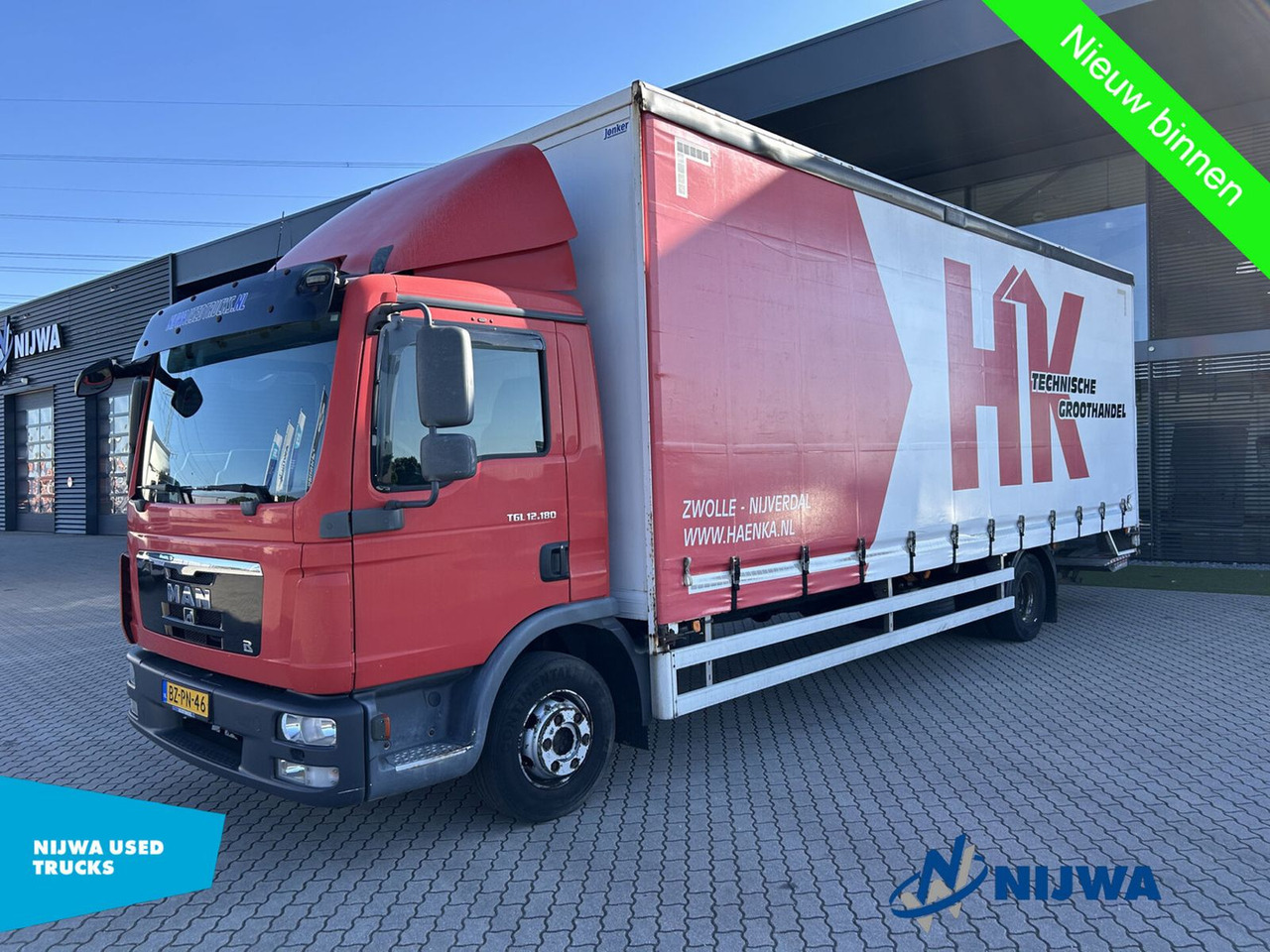MAN TGL 12.180 4X2 Roldeur + Laaklep - Truk dengan terpal samping: gambar 1 MAN TGL 12.180 4X2 Roldeur + Laaklep - Truk dengan terpal samping: gambar 1