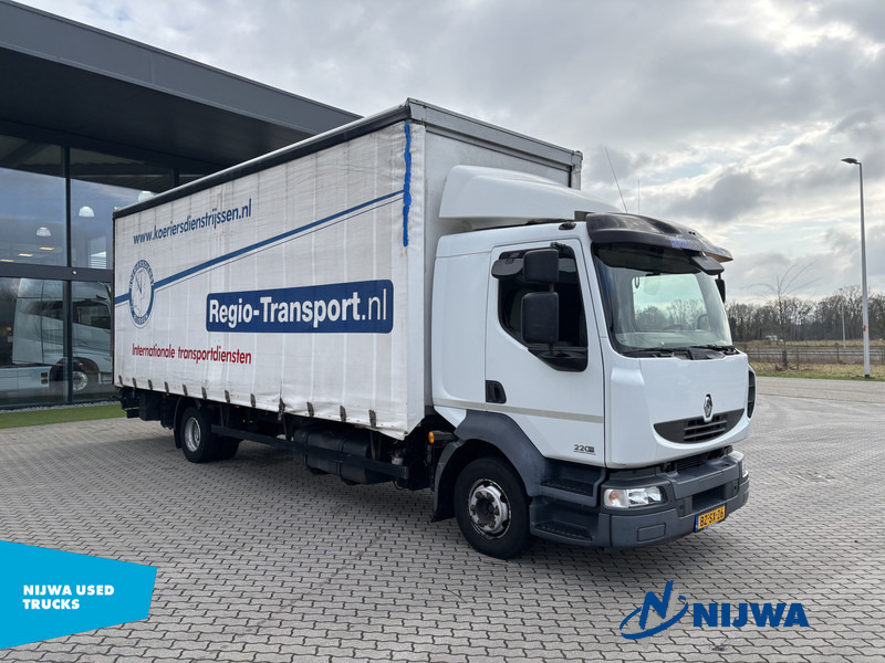 Renault MIDLUM 220 4x2 Schuifzeil + Laadklep - Truk dengan terpal samping: gambar 2 Renault MIDLUM 220 4x2 Schuifzeil + Laadklep - Truk dengan terpal samping: gambar 2