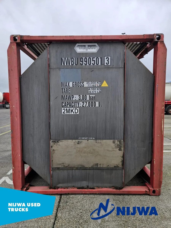 Vanhool TCIS20-27/4 20 FT Container - Non ADR - Kontainer tangki: gambar 2 Vanhool TCIS20-27/4 20 FT Container - Non ADR - Kontainer tangki: gambar 2