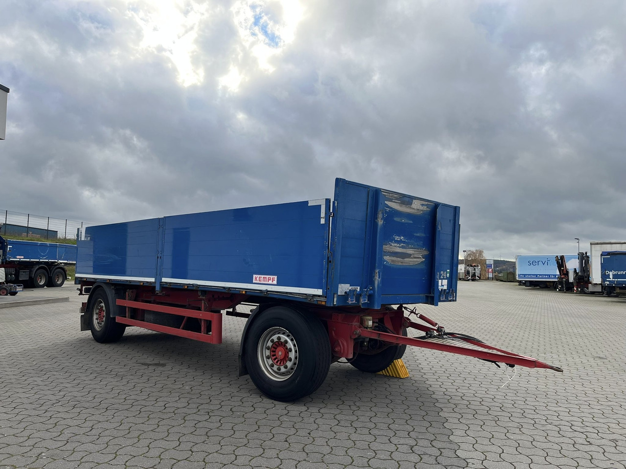 Kempf PA18 Baustoff Unfall Fahrbereit - Trailer flatbed: gambar 4 Kempf PA18 Baustoff Unfall Fahrbereit - Trailer flatbed: gambar 4