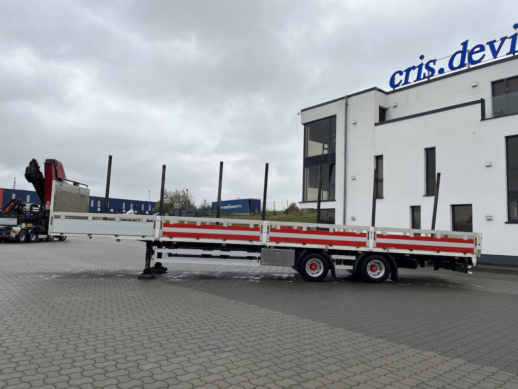 Meusburger MPS-3 mit HMF 1510 K-4 Lenkachse - Semi-trailer flatbed: gambar 5 Meusburger MPS-3 mit HMF 1510 K-4 Lenkachse - Semi-trailer flatbed: gambar 5