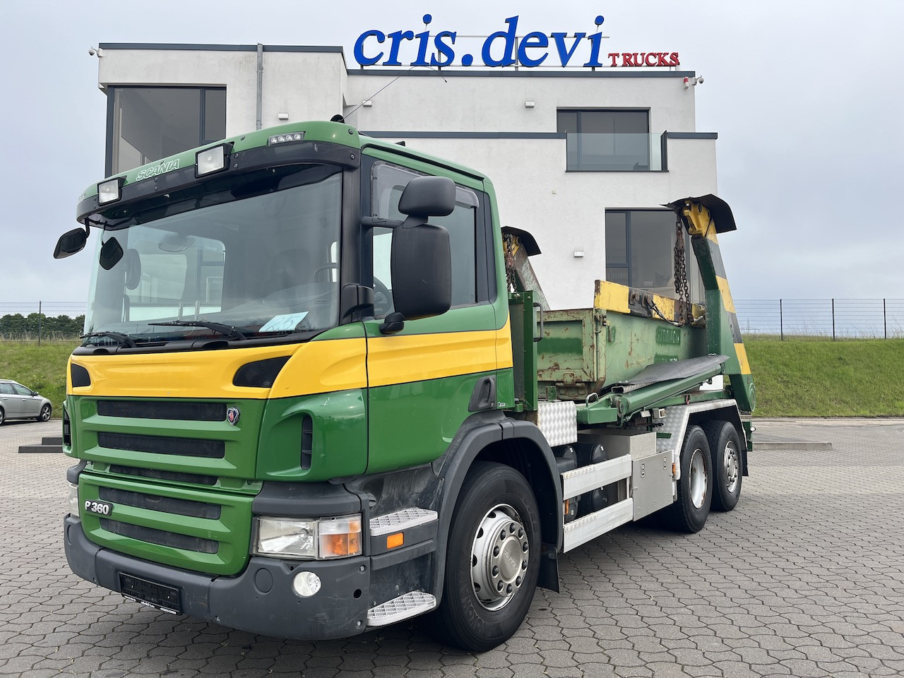 Scania P360 6x2 Trösch Absetzkipper Container - Truk skip loader: gambar 1 Scania P360 6x2 Trösch Absetzkipper Container - Truk skip loader: gambar 1