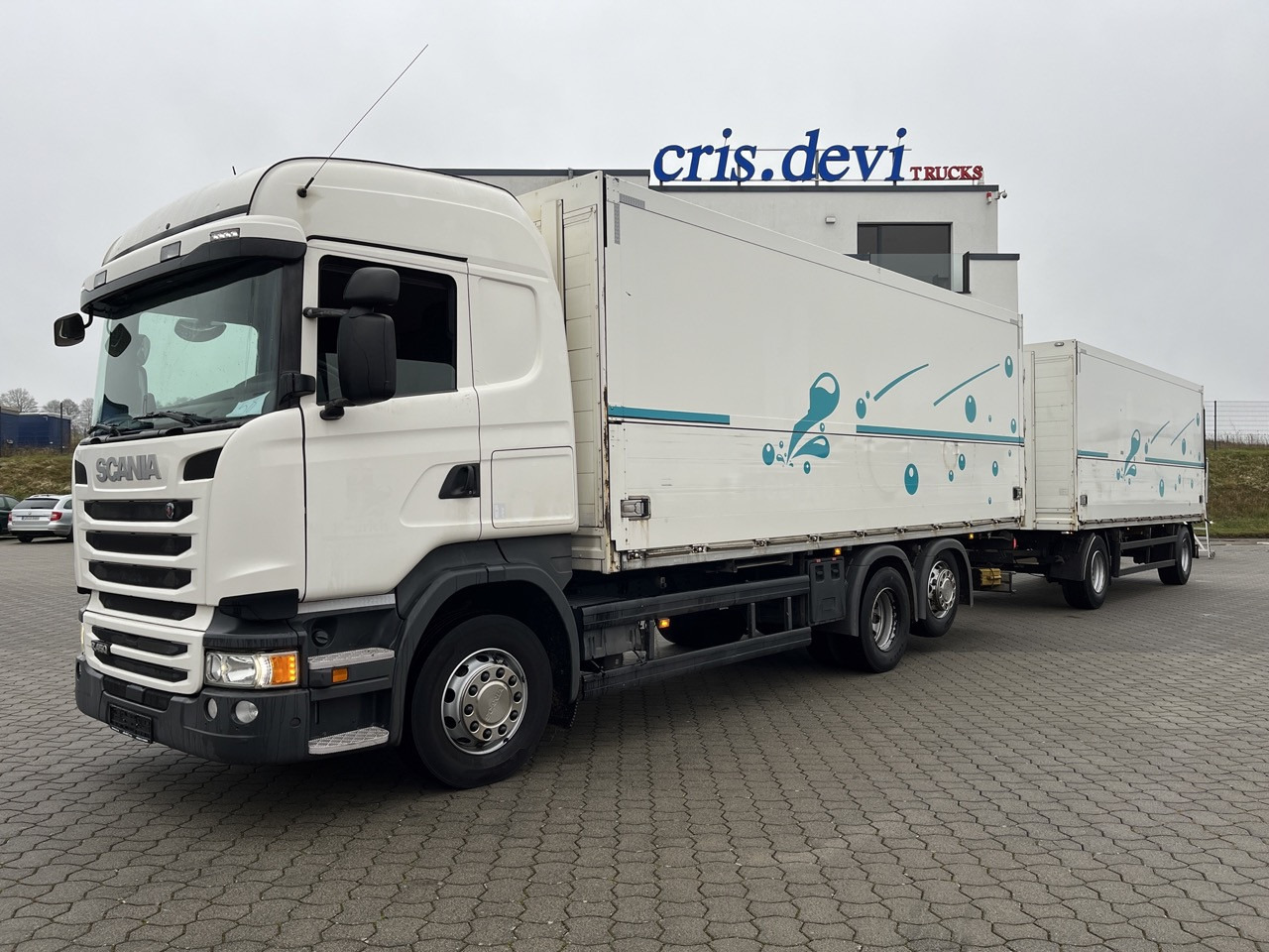 Scania R 450 6x2 Geränkezug + Orten Anhänger - Truk minuman: gambar 1 Scania R 450 6x2 Geränkezug + Orten Anhänger - Truk minuman: gambar 1