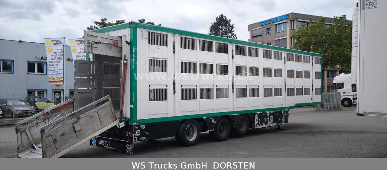 Menke-Janzen 3 Stock , Lenkachse , Hubdach - Semi-trailer pengangkut hewan: gambar 3 Menke-Janzen 3 Stock , Lenkachse , Hubdach - Semi-trailer pengangkut hewan: gambar 3