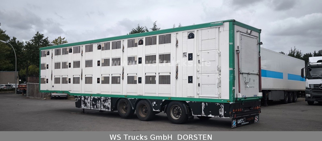 Menke-Janzen 3 Stock , Lenkachse , Hubdach - Semi-trailer pengangkut hewan: gambar 4 Menke-Janzen 3 Stock , Lenkachse , Hubdach - Semi-trailer pengangkut hewan: gambar 4