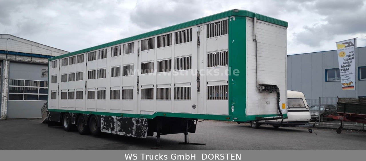 Menke-Janzen 3 Stock , Lenkachse , Hubdach - Semi-trailer pengangkut hewan: gambar 2 Menke-Janzen 3 Stock , Lenkachse , Hubdach - Semi-trailer pengangkut hewan: gambar 2