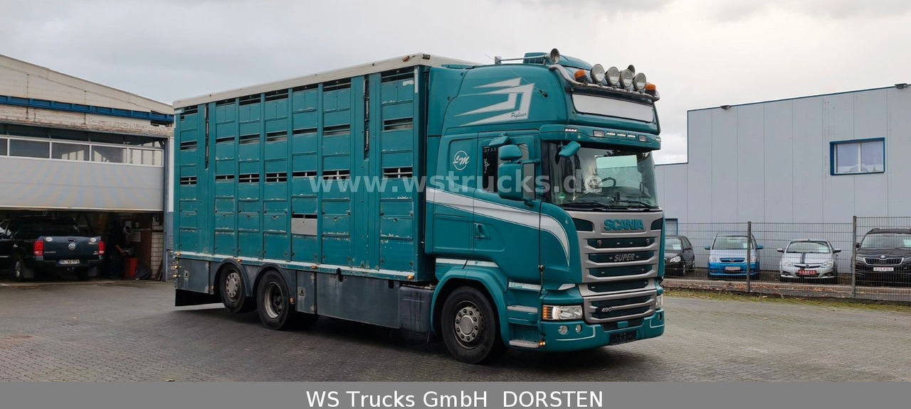 Scania R 490 Topline Menke 4 Stock Hubdach | Retader - Truk pengangkut kuda: gambar 2 Scania R 490 Topline Menke 4 Stock Hubdach | Retader - Truk pengangkut kuda: gambar 2