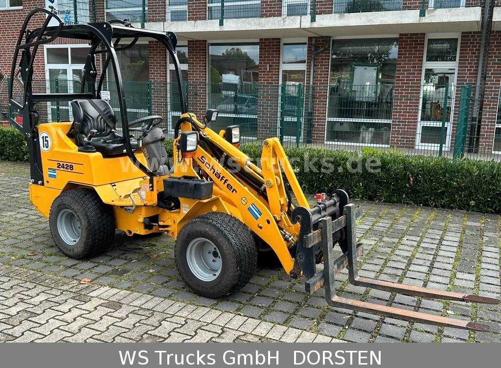 Pemuat ringkas baru Schäffer 2428 SLT Fahrerschutzkabine , Gabel , Schaufel: gambar 6