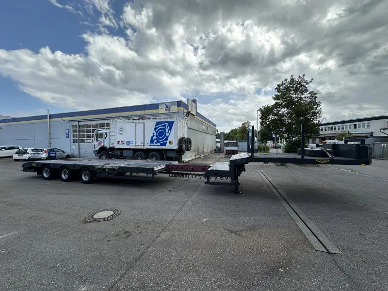 Semi-trailer low bed baru Broshuis Tele Semi Tieflader Luft 4.5 m auszieh u. 3 m verb Tele Semi Tieflader Luft 4.5 m auszieh u. 3 m verbreiterb.: gambar 12