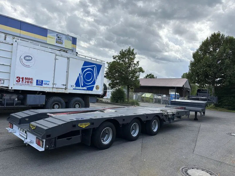 Semi-trailer low bed baru Broshuis Tele Semi Tieflader Luft 4.5 m auszieh u. 3 m verb Tele Semi Tieflader Luft 4.5 m auszieh u. 3 m verbreiterb.: gambar 18