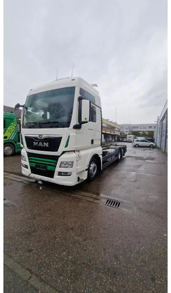 MAN 460 FLL BDF 6x2 Volum WANTEC Mulltiw.Lenkachse E6 - Pengangkut kontainer/ Container truck: gambar 1 MAN 460 FLL BDF 6x2 Volum WANTEC Mulltiw.Lenkachse E6 - Pengangkut kontainer/ Container truck: gambar 1