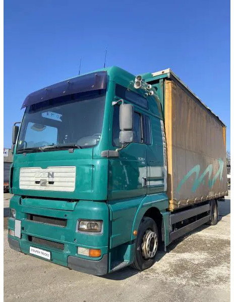 MAN TGA 18.310 BL XXL Jumbo Pritsche Schiebepl. - Truk dengan terpal samping: gambar 1 MAN TGA 18.310 BL XXL Jumbo Pritsche Schiebepl. - Truk dengan terpal samping: gambar 1